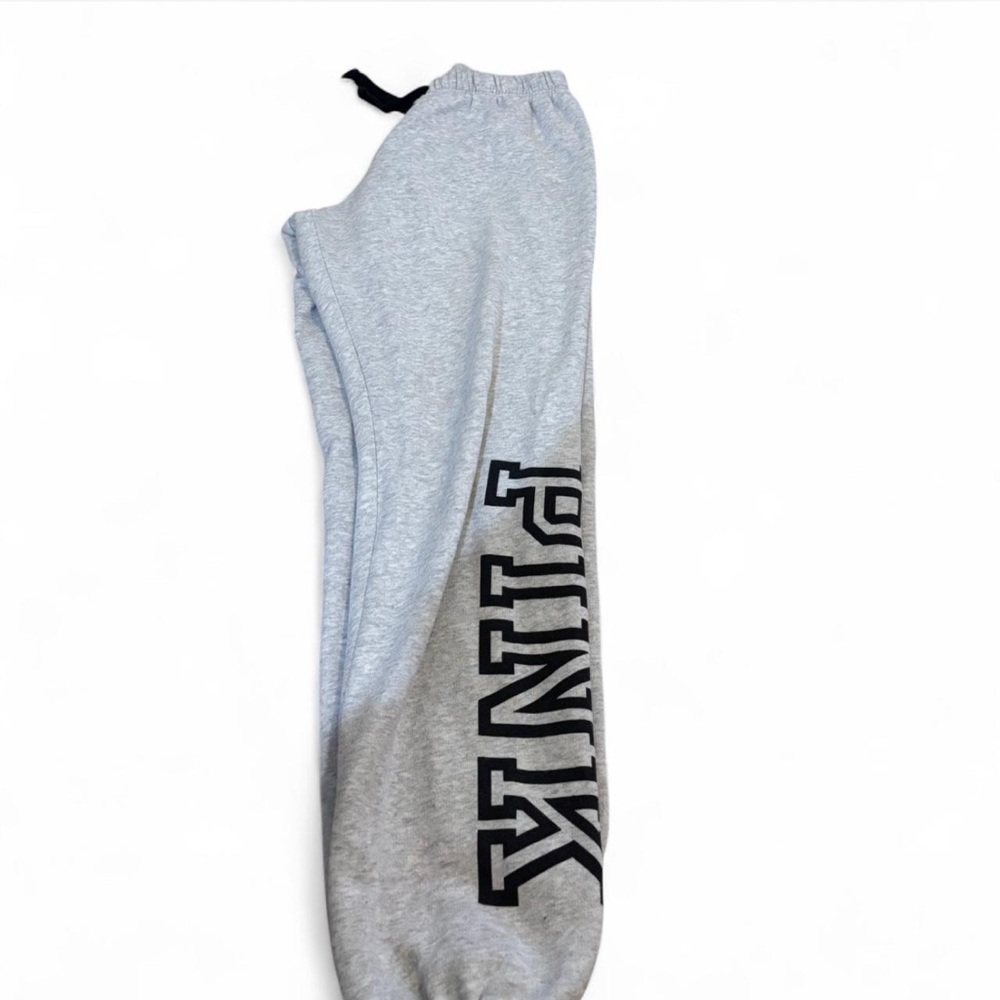 PINK Victoria's Secret Light Gray Joggers